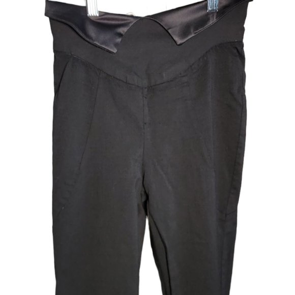Anomal Couture Black Slim Fit High Waist Pants Trousers Size S - Picture 10 of 12